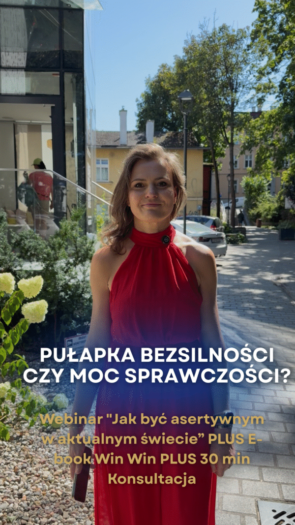 Webinar "Jak być asertywnym w aktualnym świecie" Opcja 3